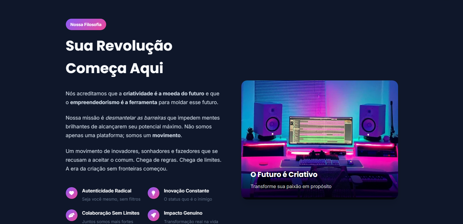 Revolutionize your game. - Screenshot 3 showing product features and functionality