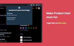 Unofficial Product Hunt Chrome Plugin media 1