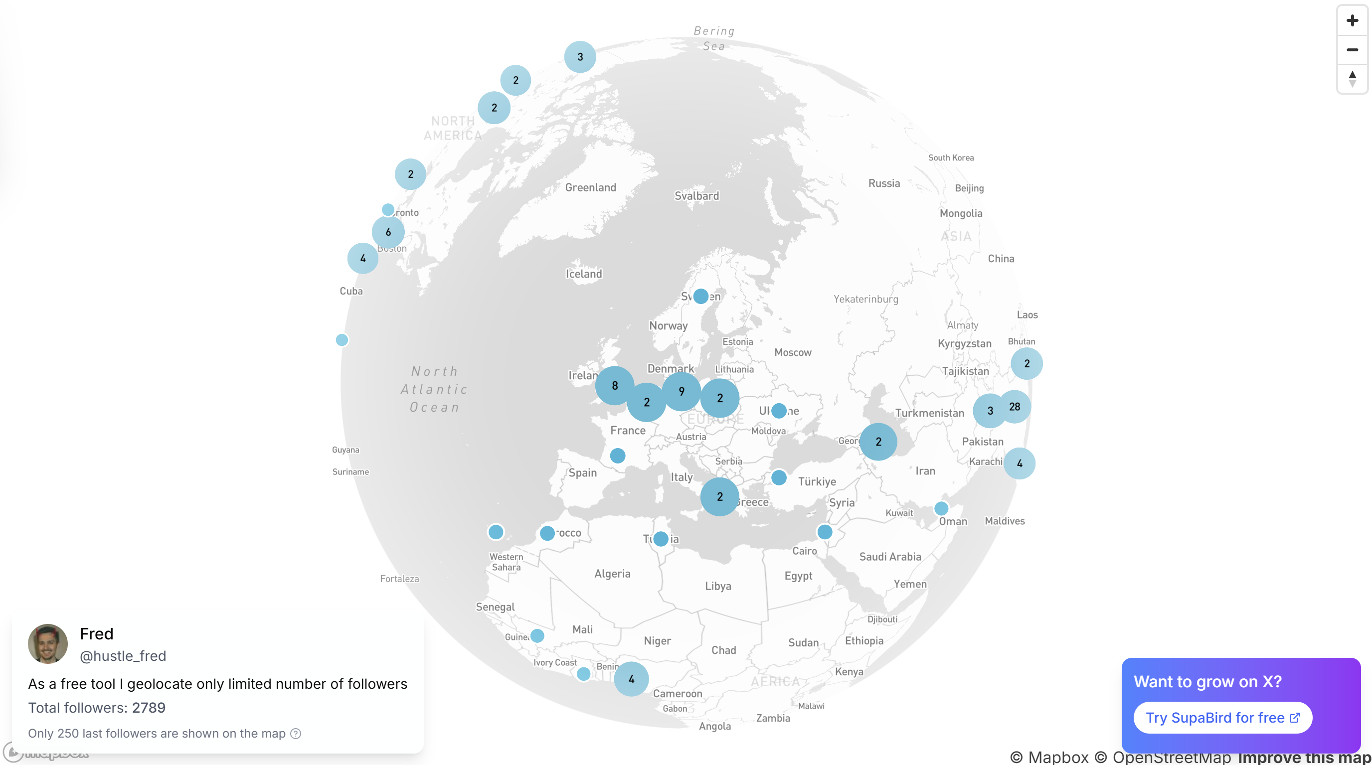 Média Carte des abonnés Supabird 2