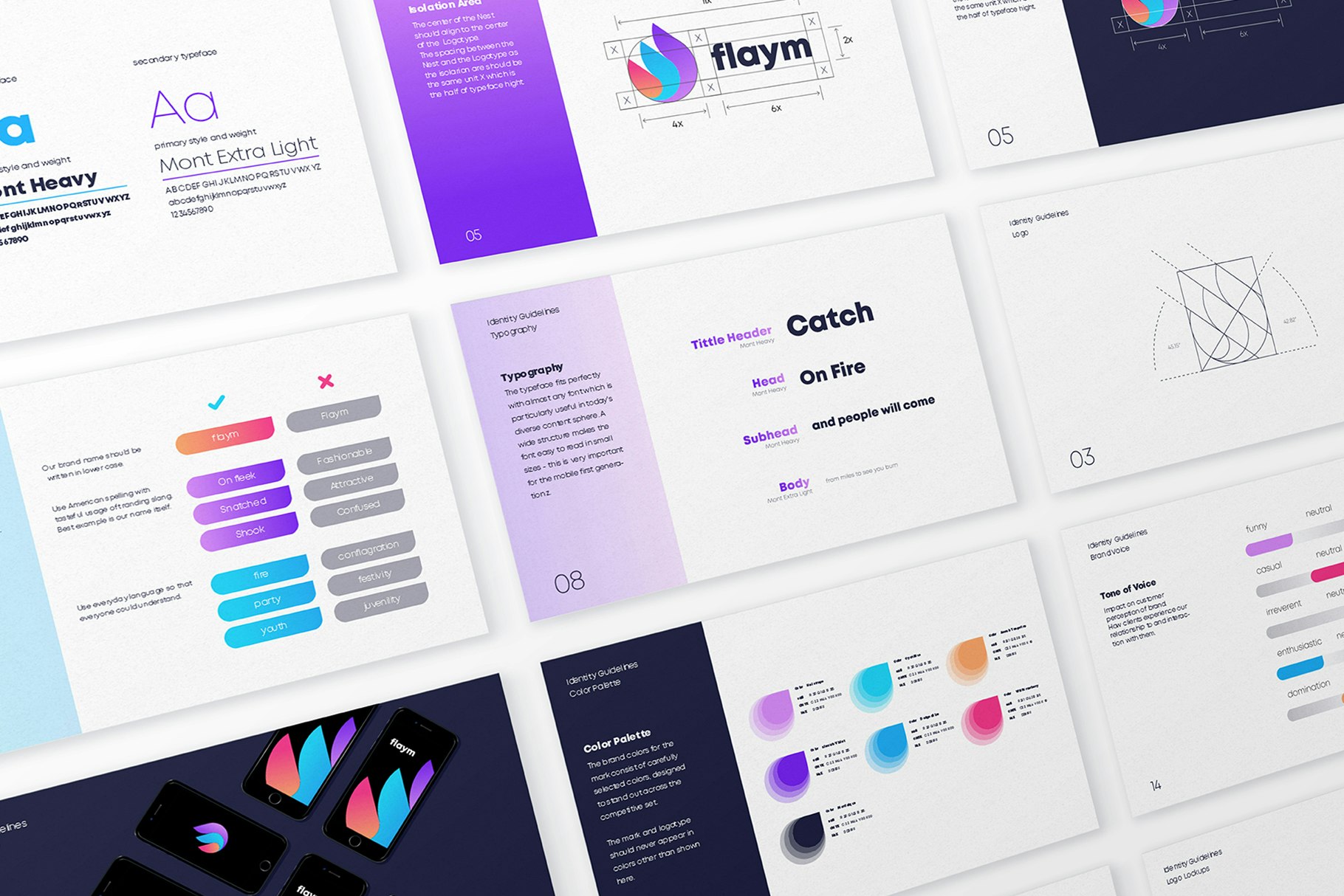 Flaym BrandBook Template gallery image