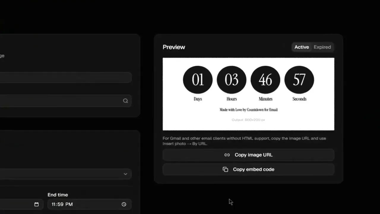 Countdown for Email gallery image