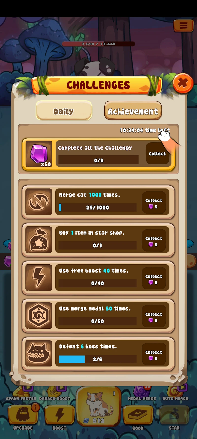 Idle Cat Tycoon Game - Merge Cats Game screenshot 3