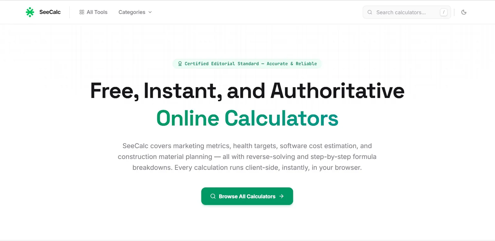 SeeCalc screenshot 1