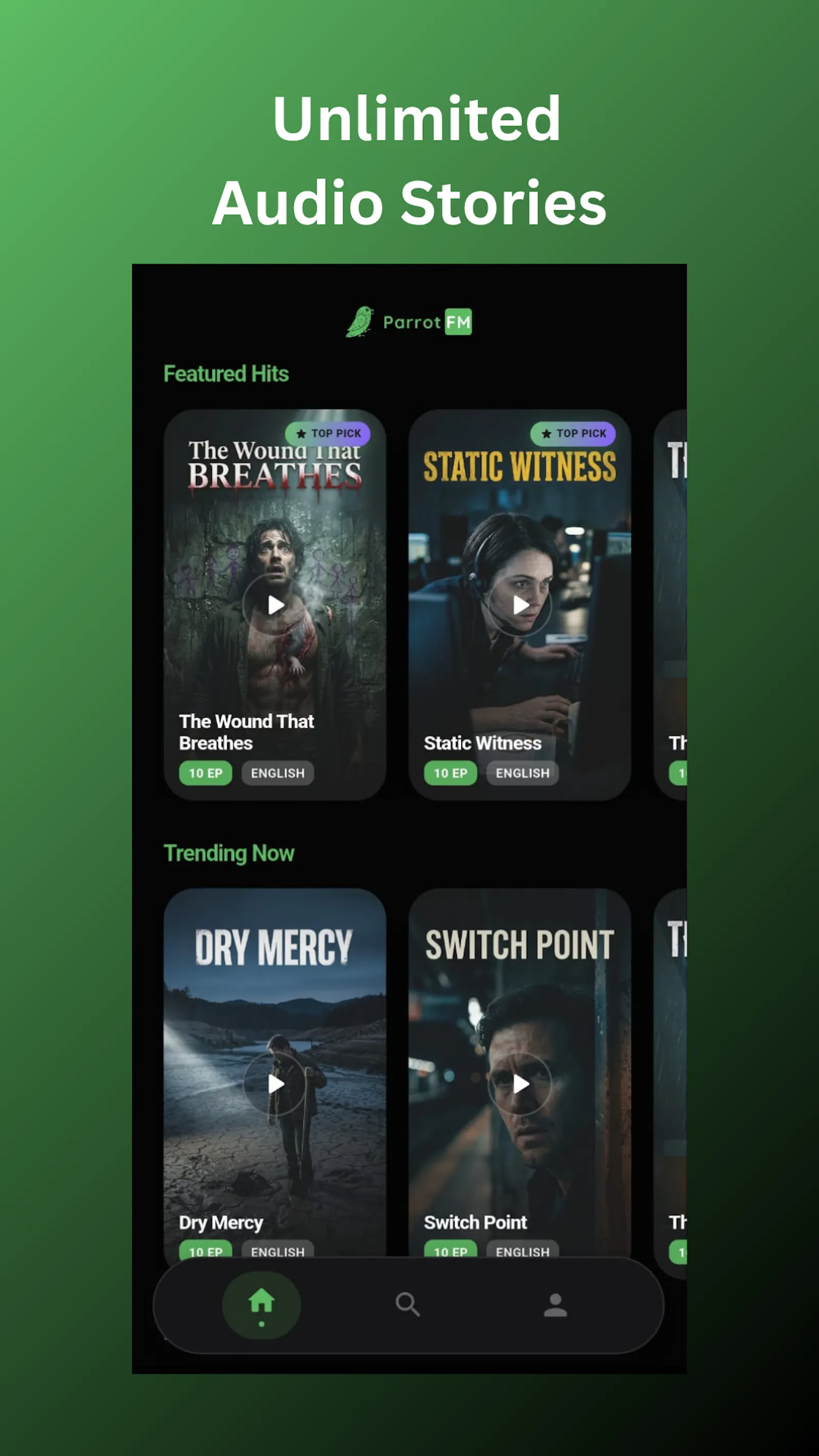 Parrot FM screenshot 1