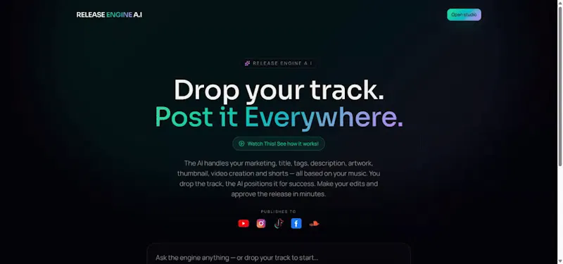 Release Engine screenshot 1 (video preview)
