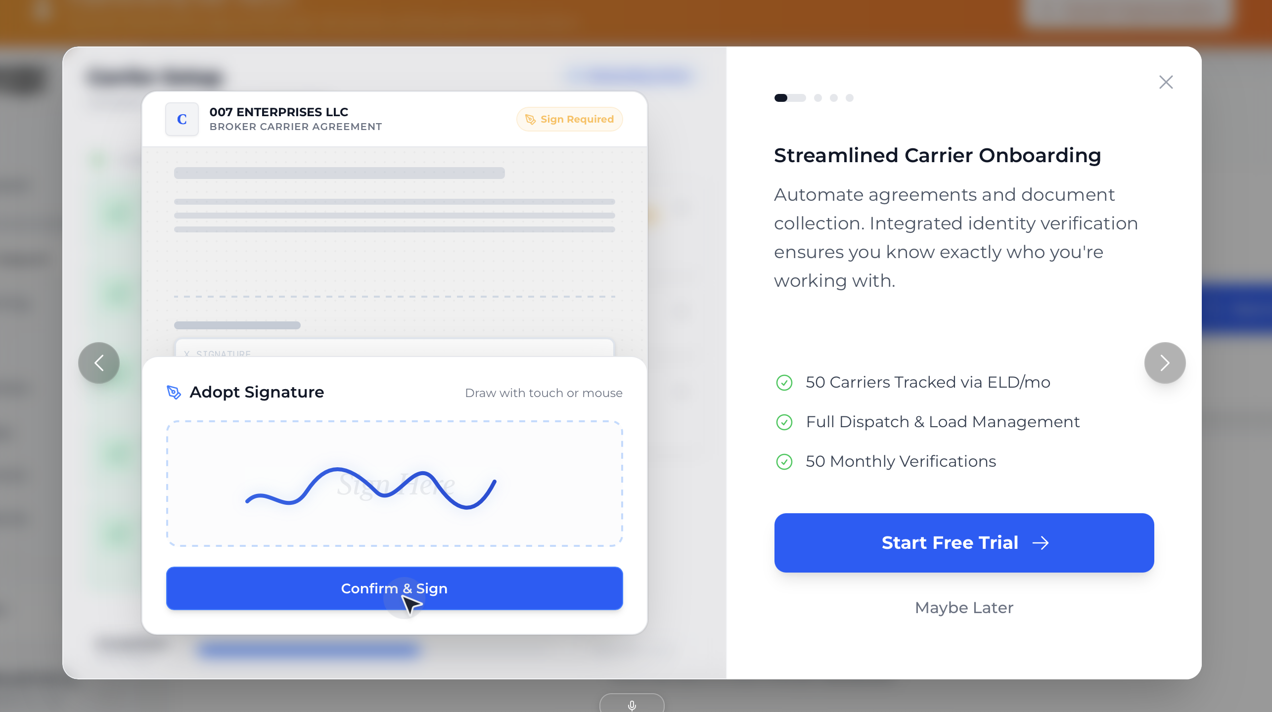 Fenderr Freight Carrier identity, solved gallery image