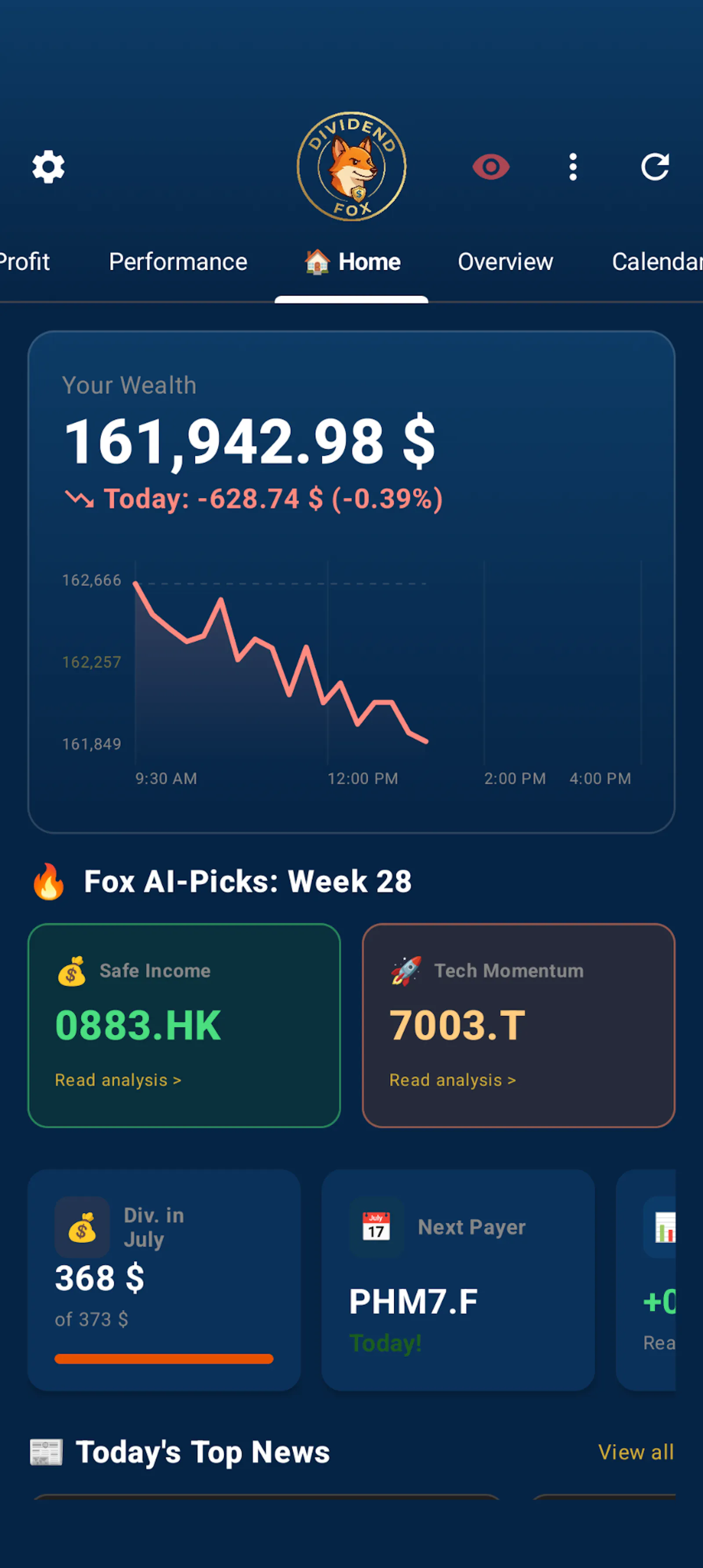 Dividend Fox - your Dividend Tracker screenshot 10