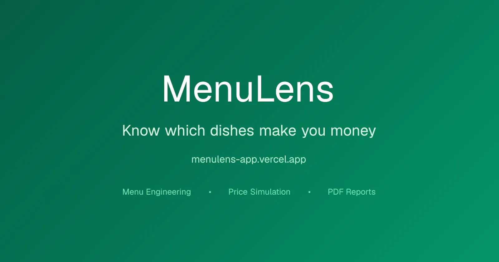 MenuLens screenshot 1
