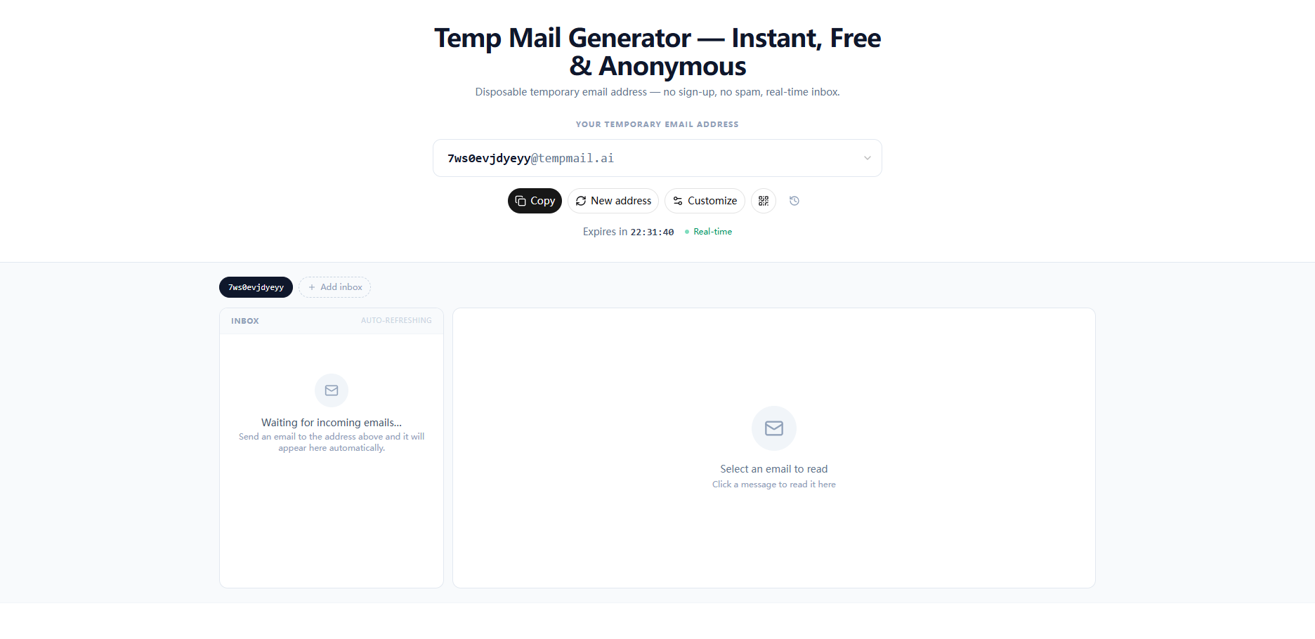 Temp Mail Generator gallery image