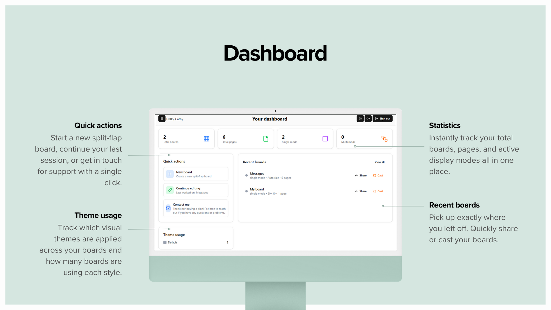 Digi-flap - Screenshot 2 showing product features and functionality