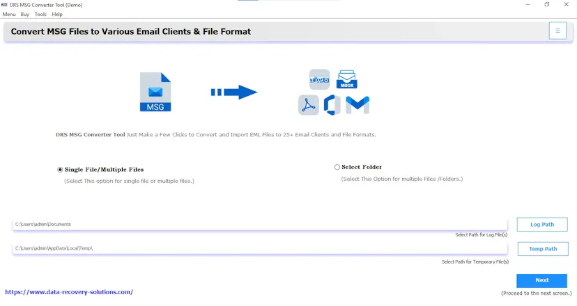DRS Softech MSG Converter Tool gallery image