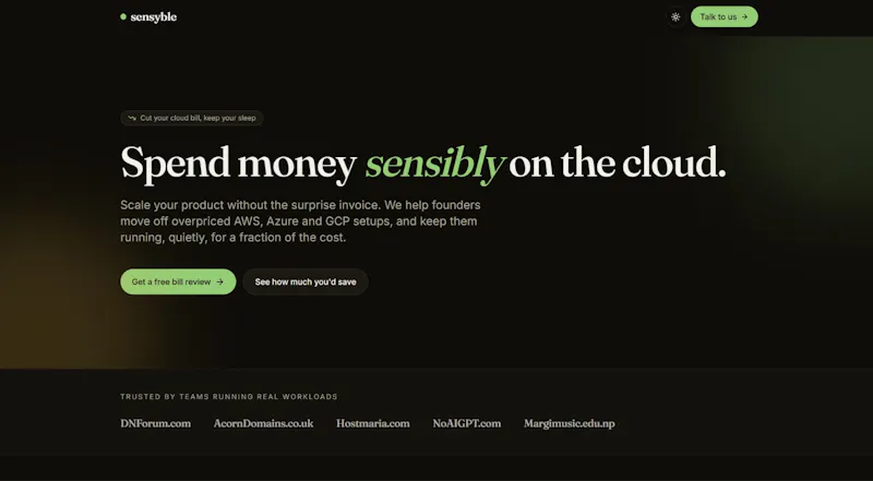 Sensyble screenshot 1