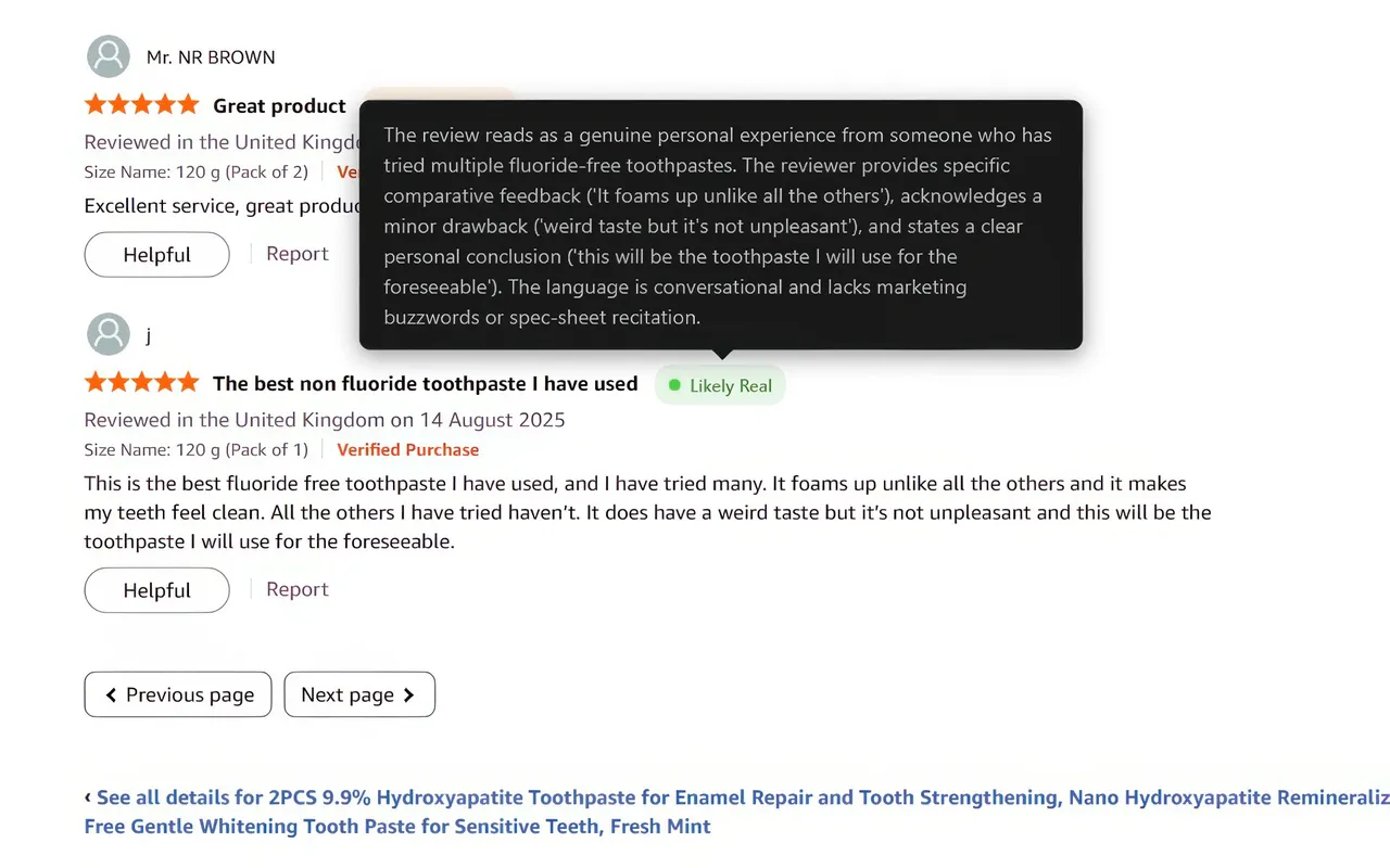 Review Radar for Amazon gallery image
