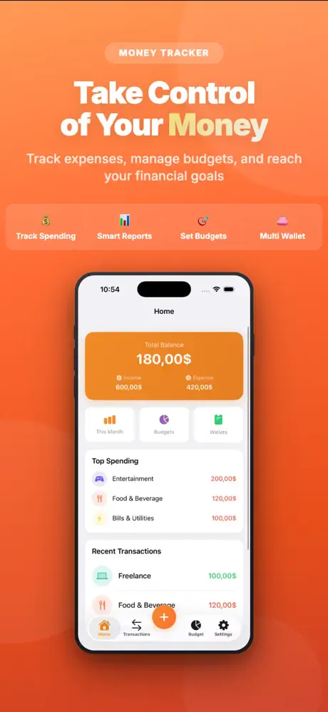Money Tracker: Easy & Smart 제품 배너