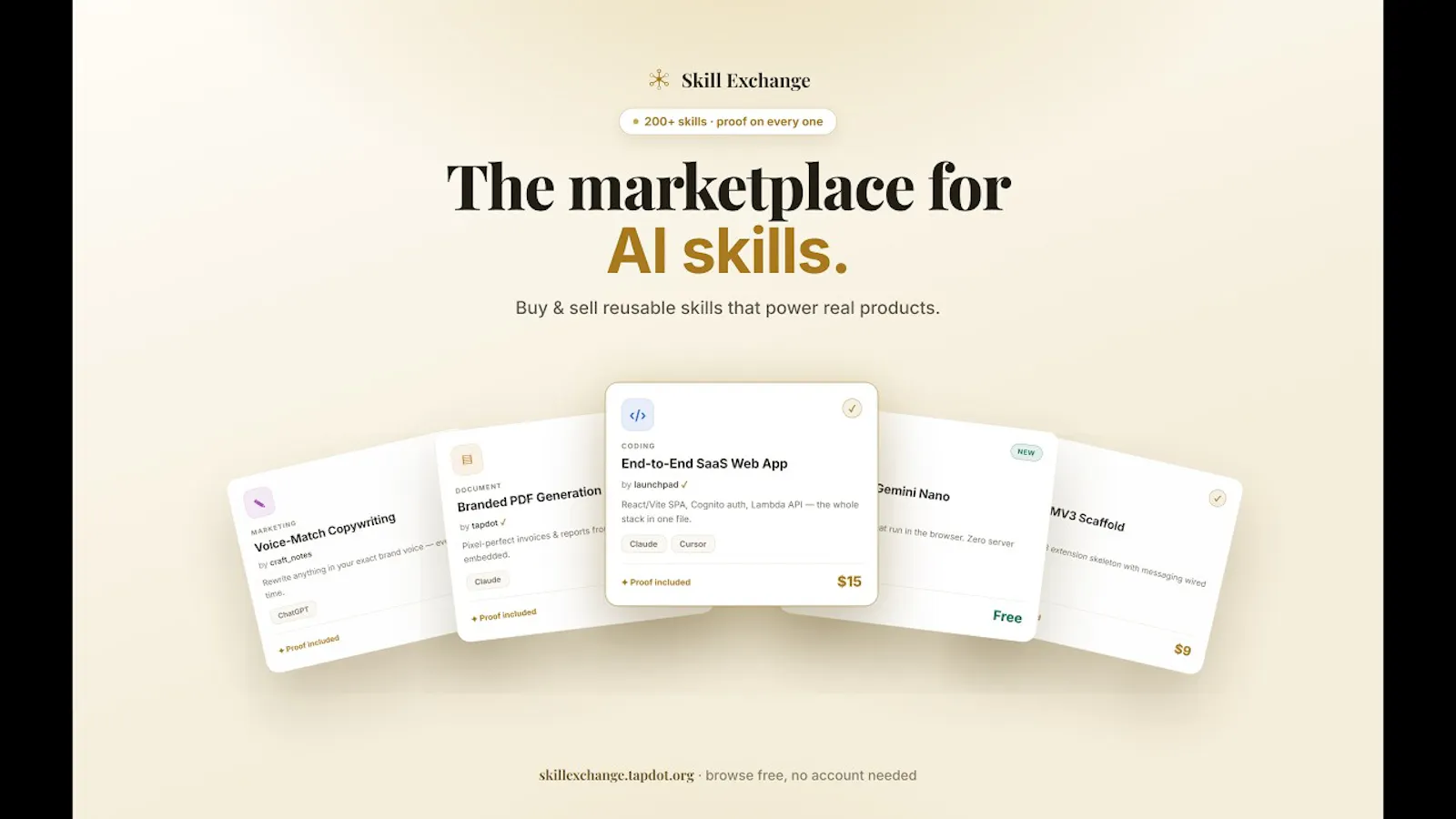 Skill Exchange screenshot 1 (video preview)