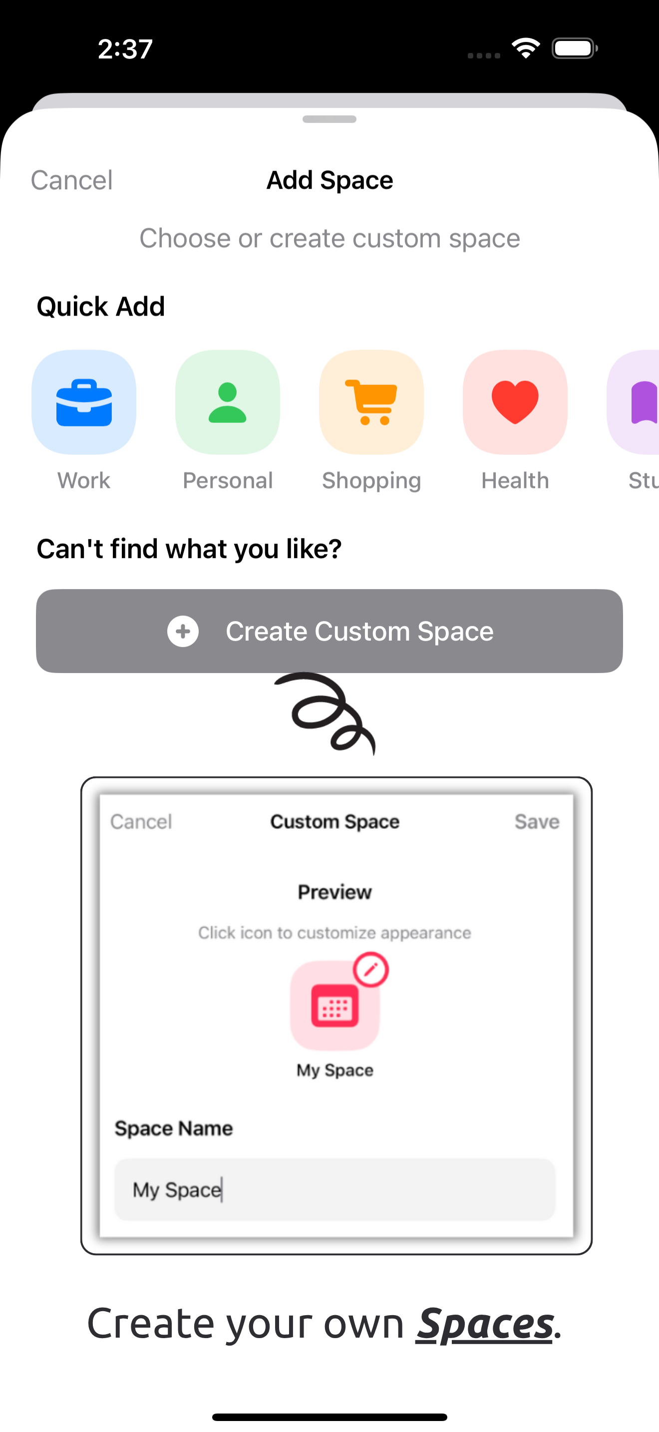 Spaces gallery image