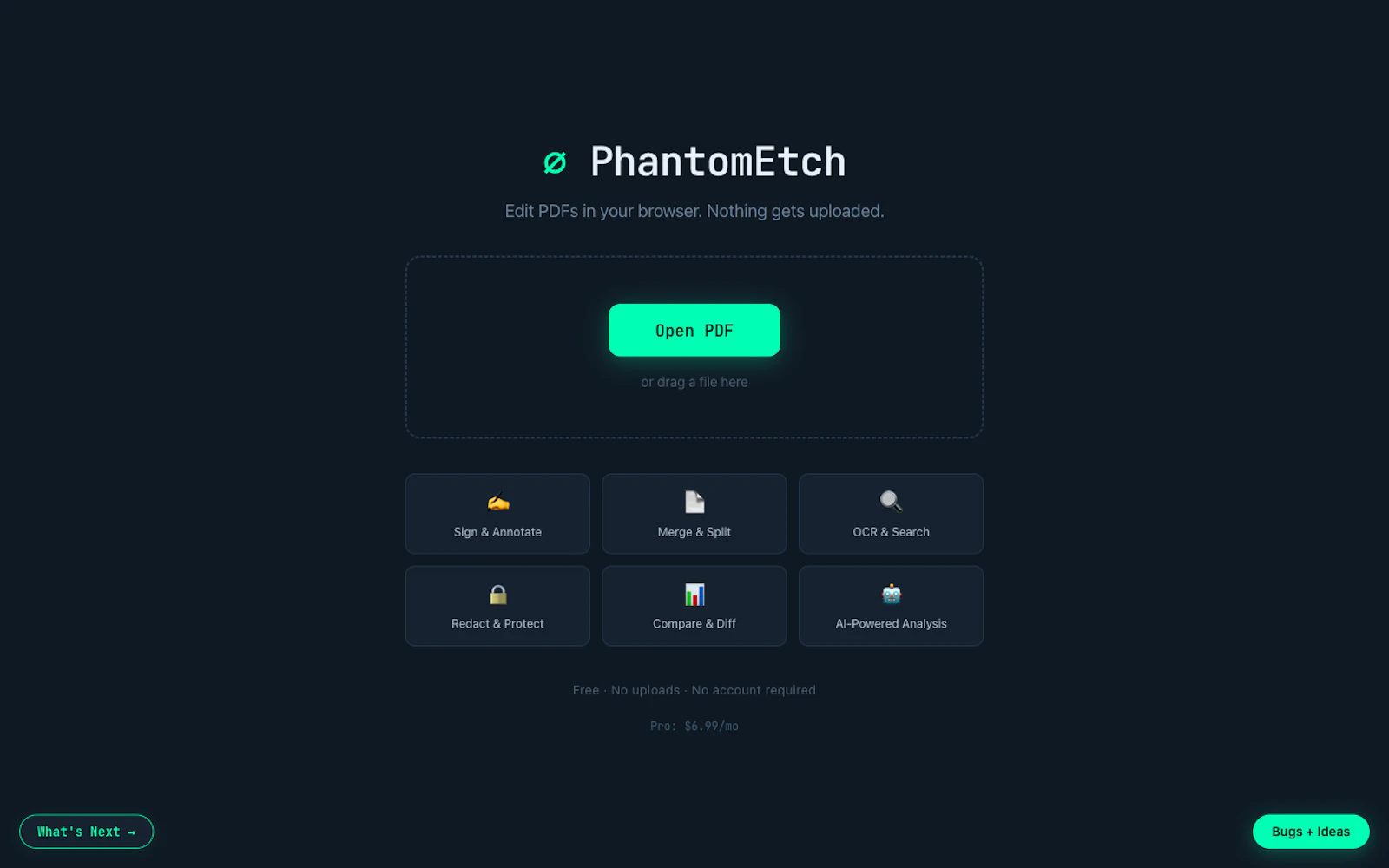 PhantomEtch — PDF Editor screenshot 2