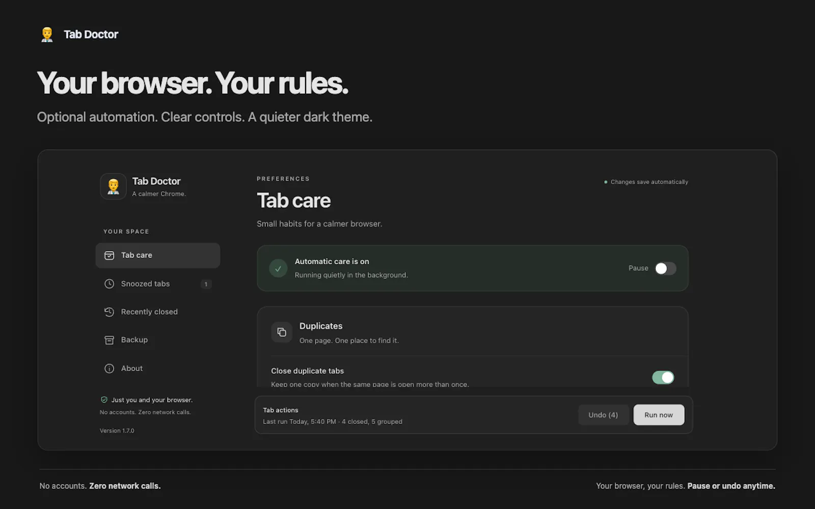 Tab Doctor screenshot 2