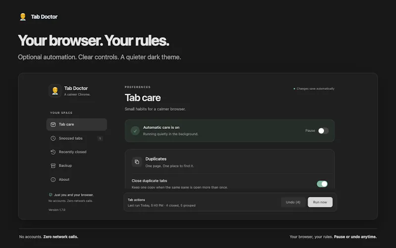 Tab Doctor screenshot 2
