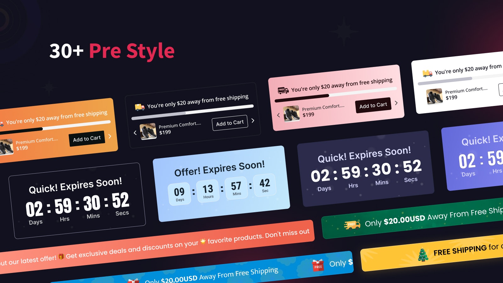 Média Invite Shipping, Bars, Forcel Vectime - Tous les types d'annonces, du bar d'expédition, du compte à rebours et de la vente d'usine 6