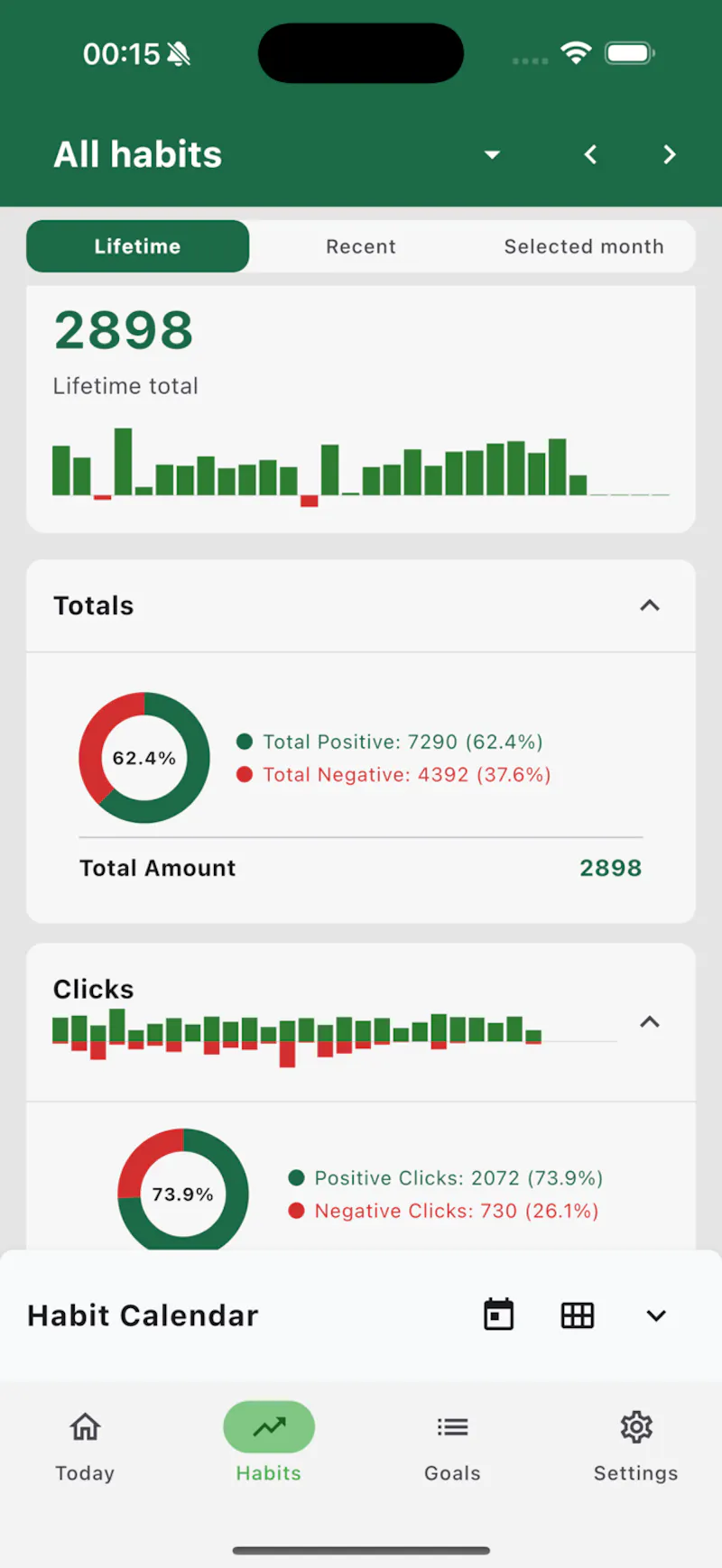Habit2Goal screenshot 6