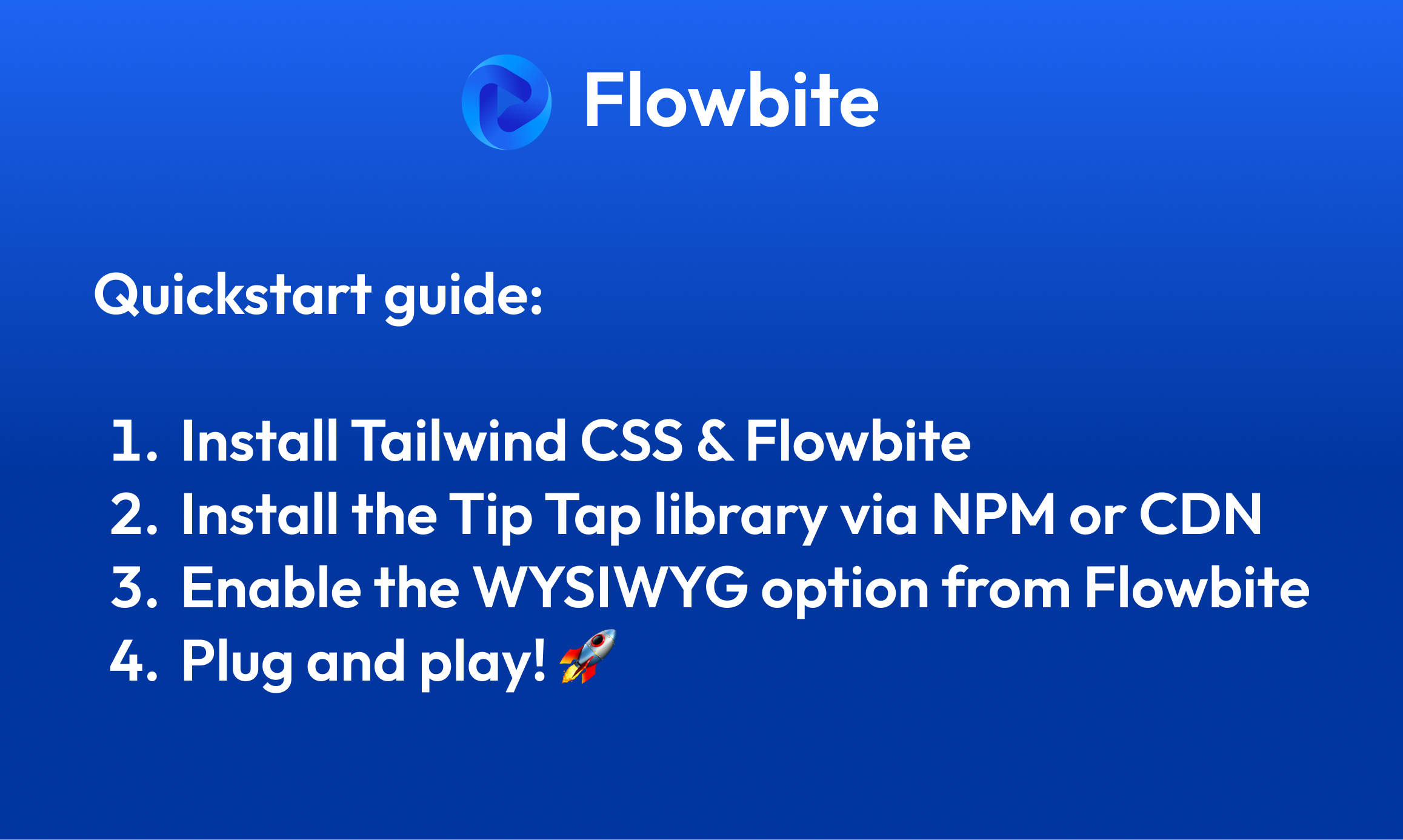FlowBite Wysiwyg media 4