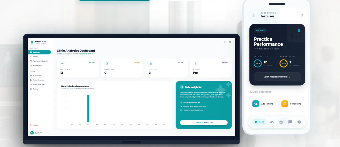 Patient Diary product banner