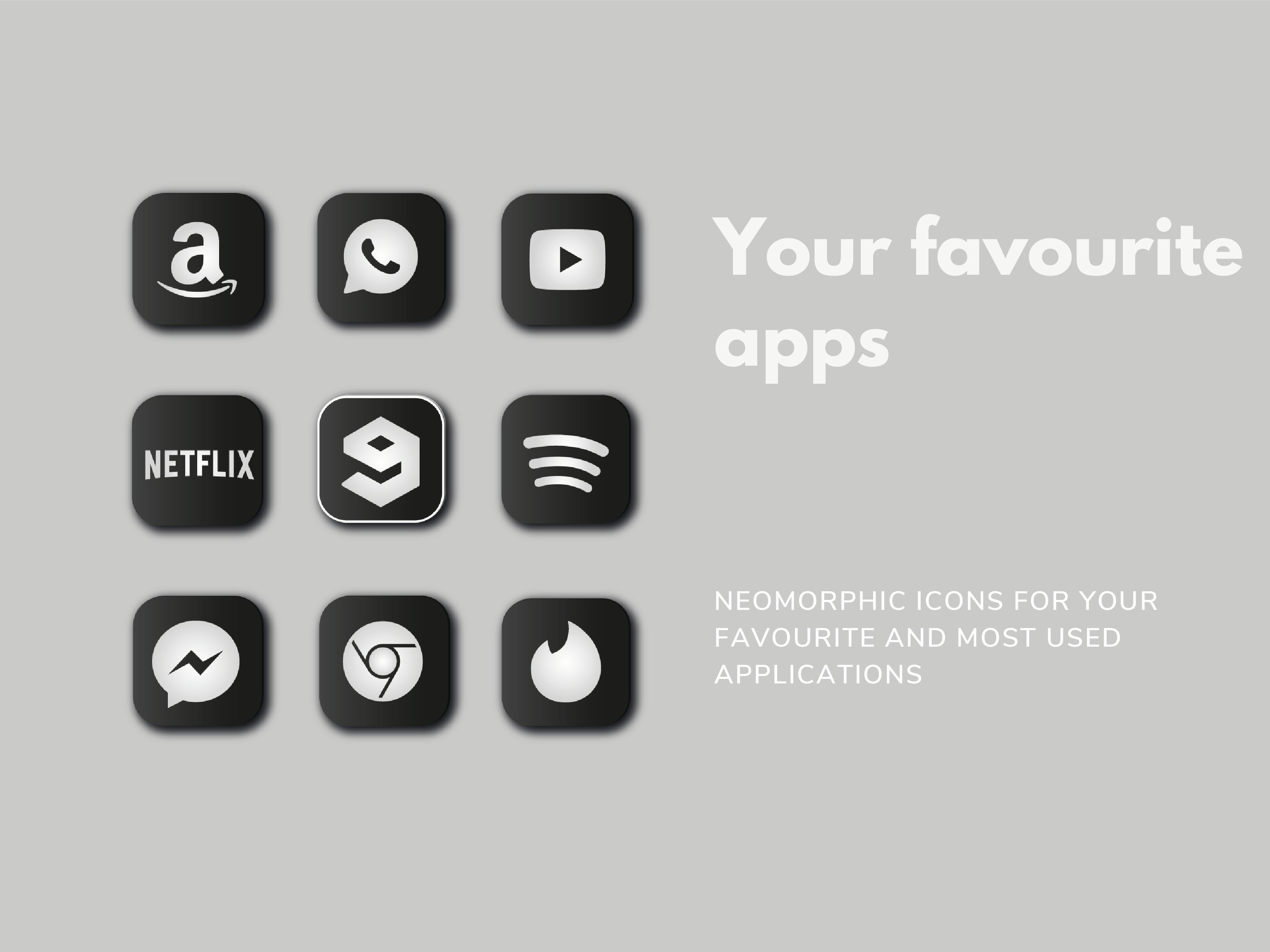 New iOS 14 - Neomorphic Design Icon Pack gallery image