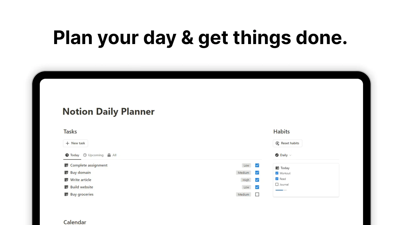 Notion Daily Planner gallery image