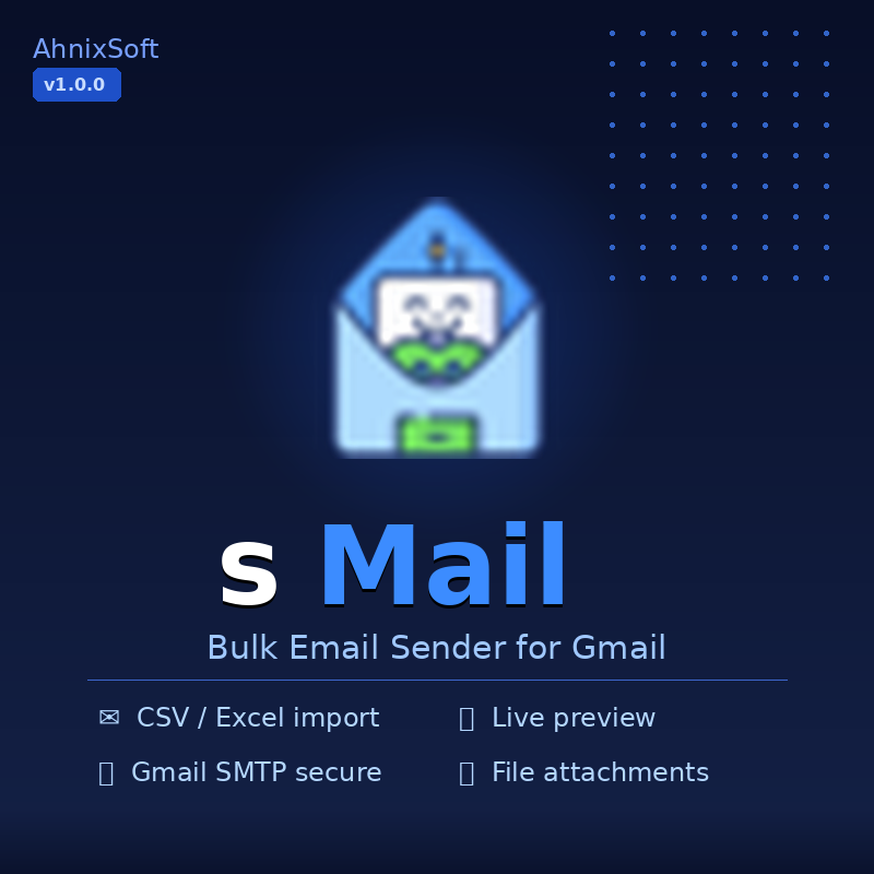 sMail - Product Hunt launch logo and brand identity