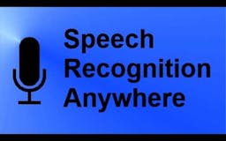 Speech Recognition Anywhere media 1