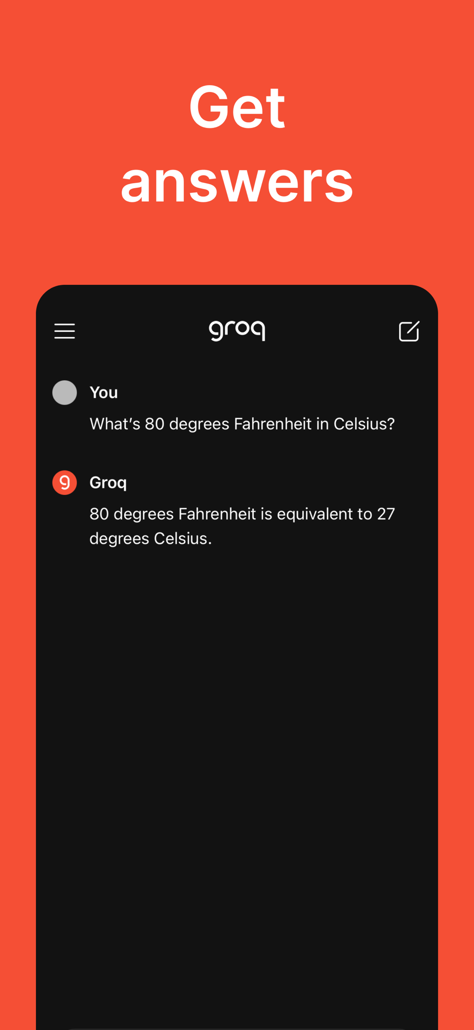 startuptile Groq for iOS-Get answers fast