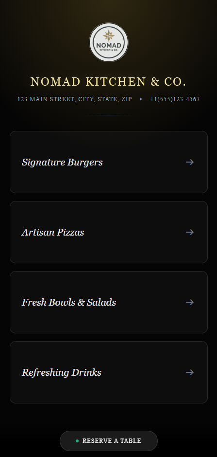 QR Menu Generator gallery image