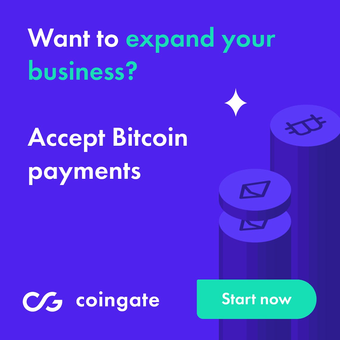 accept bitcoin and 50+ cryptocurrencies with coingate