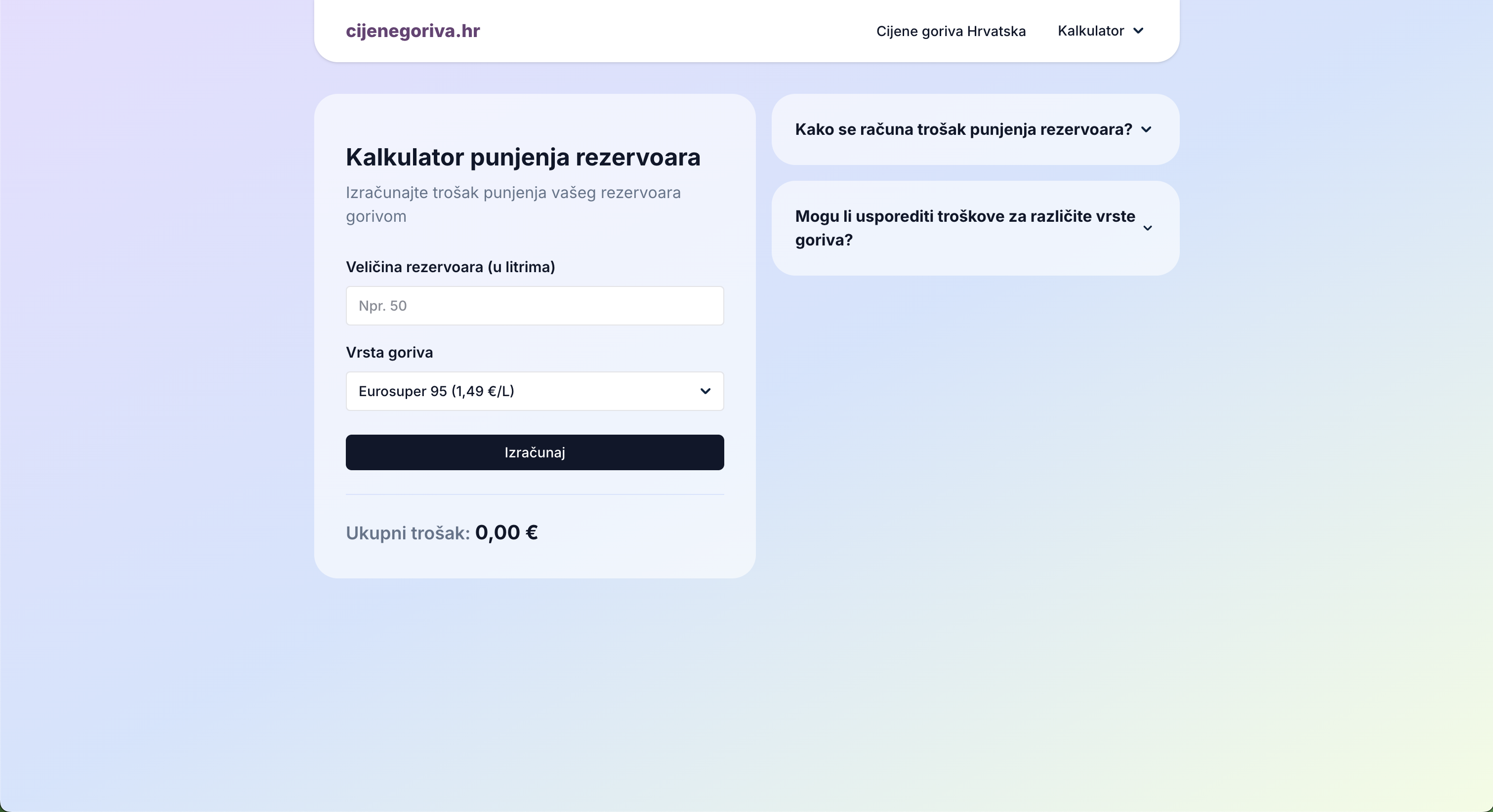 وسائط cijenegoriva.hr - Cijenegoriva.Hr-تعقب أسعار الوقود في الوقت الفعلي في كرواتيا 2