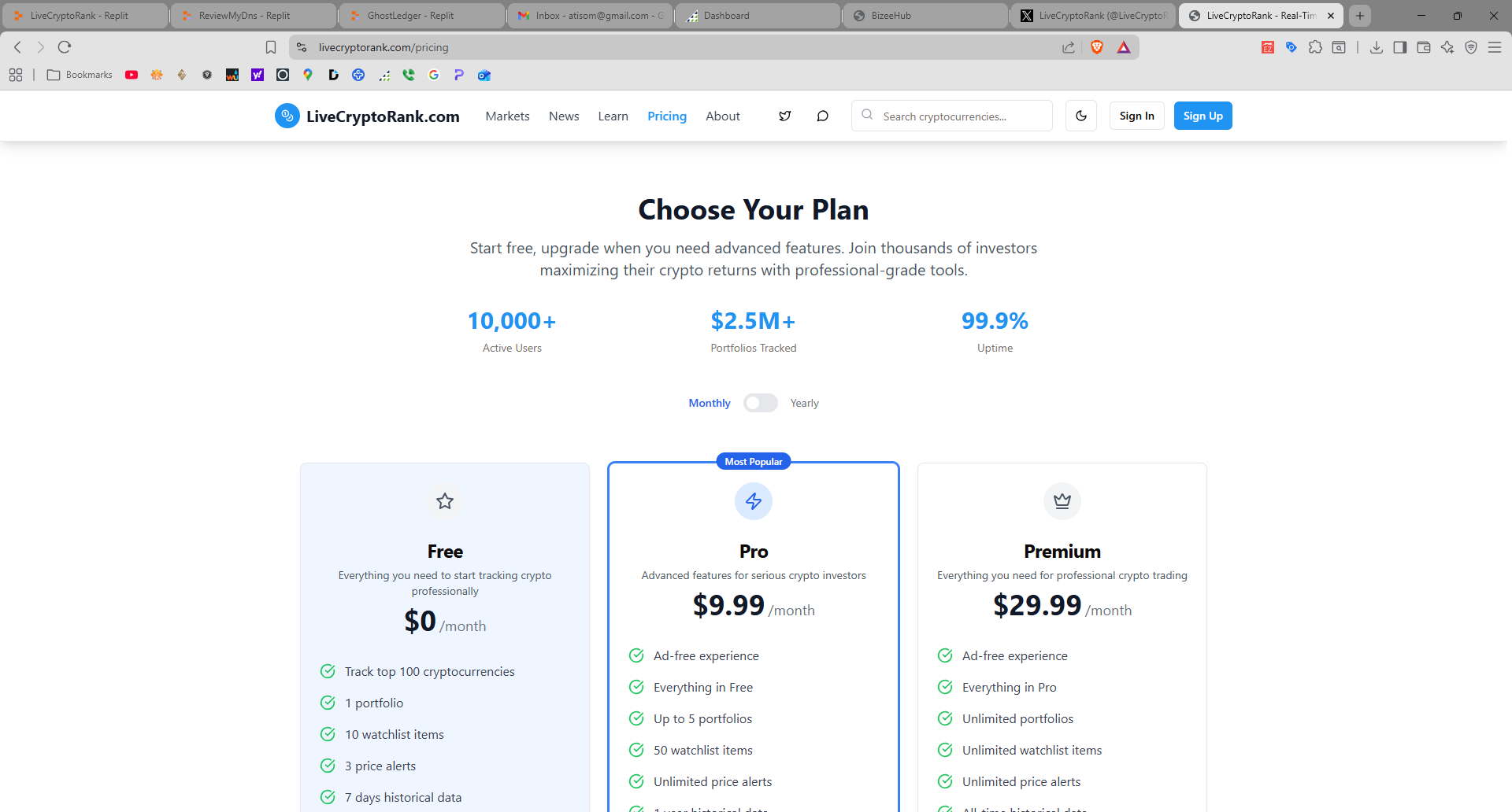 LiveCryptoRank - Screenshot 3 preview