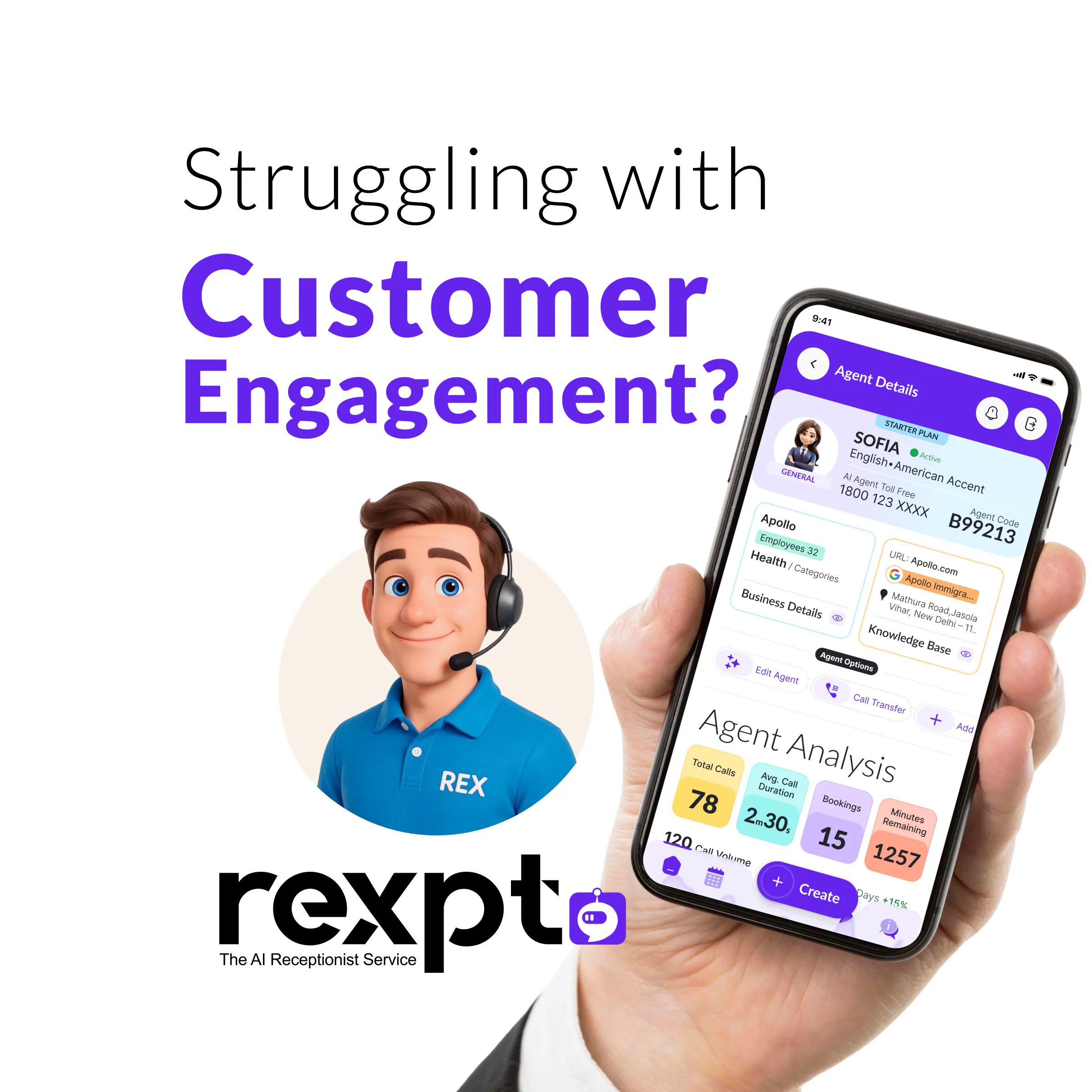 Rexpt - AI Receptionist Service gallery image