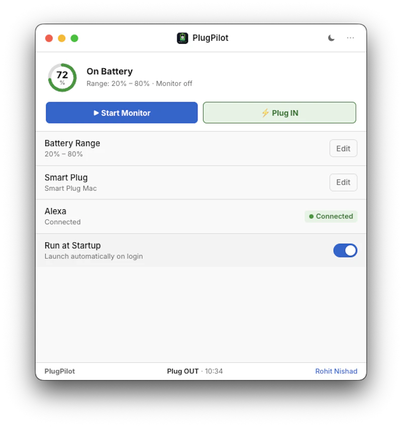 PlugPilot screenshot 1