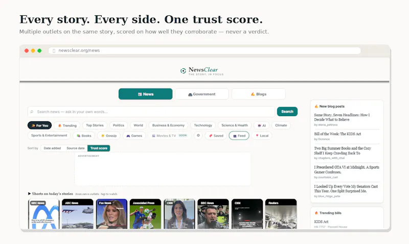 NewsClear screenshot 1