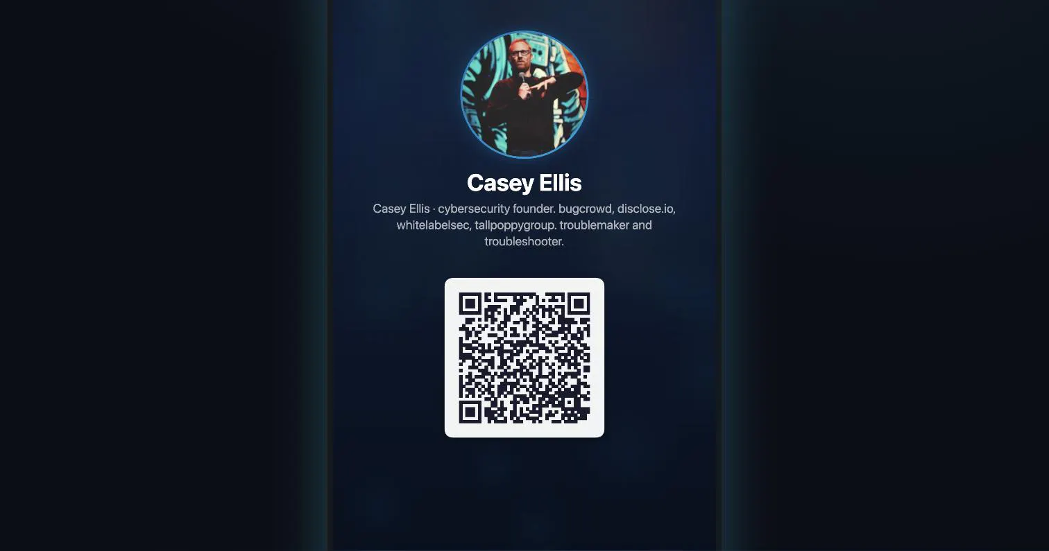 LinkedIn QR Wallpaper