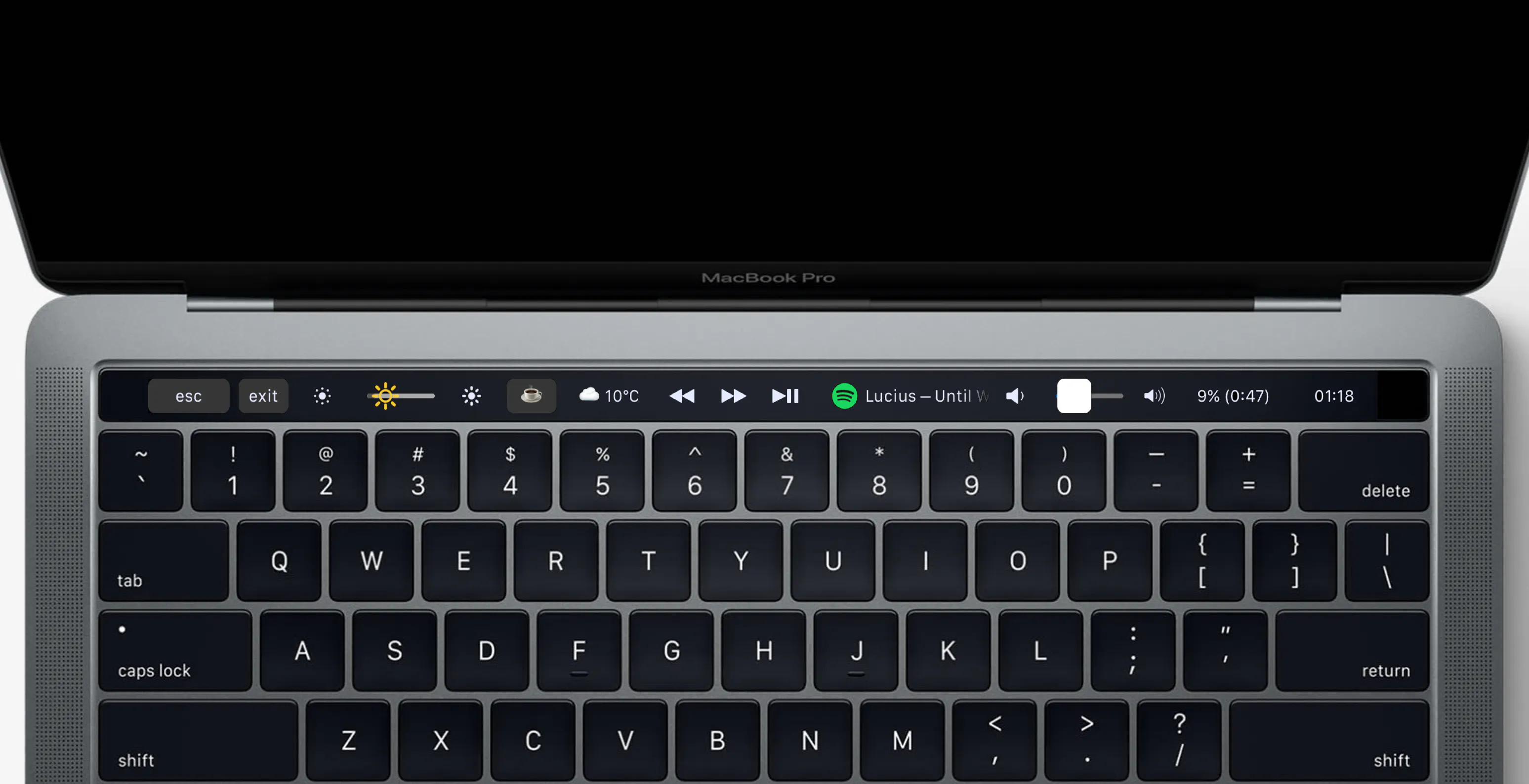 My TouchBar My Rules (MTMR) Image