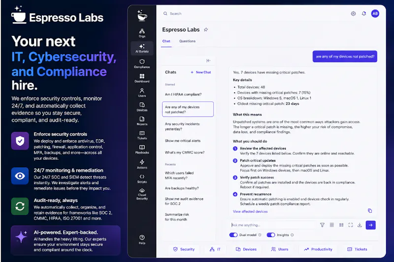 Espresso Labs screenshot 1