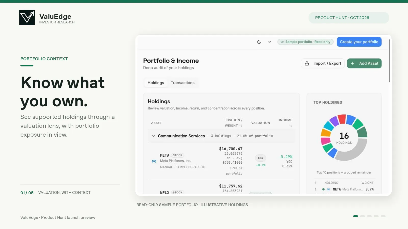 ValuEdge screenshot 2
