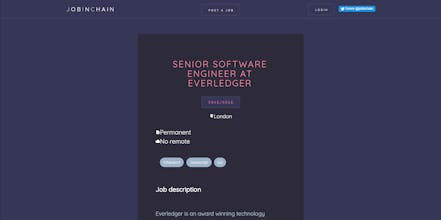 Job in chain gallery image