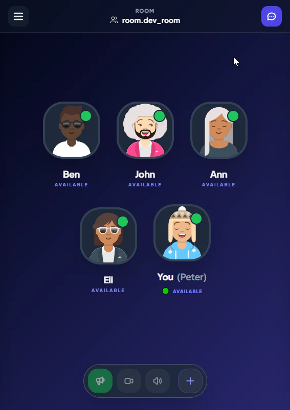 HiOffice virtual office without meetings screenshot 2