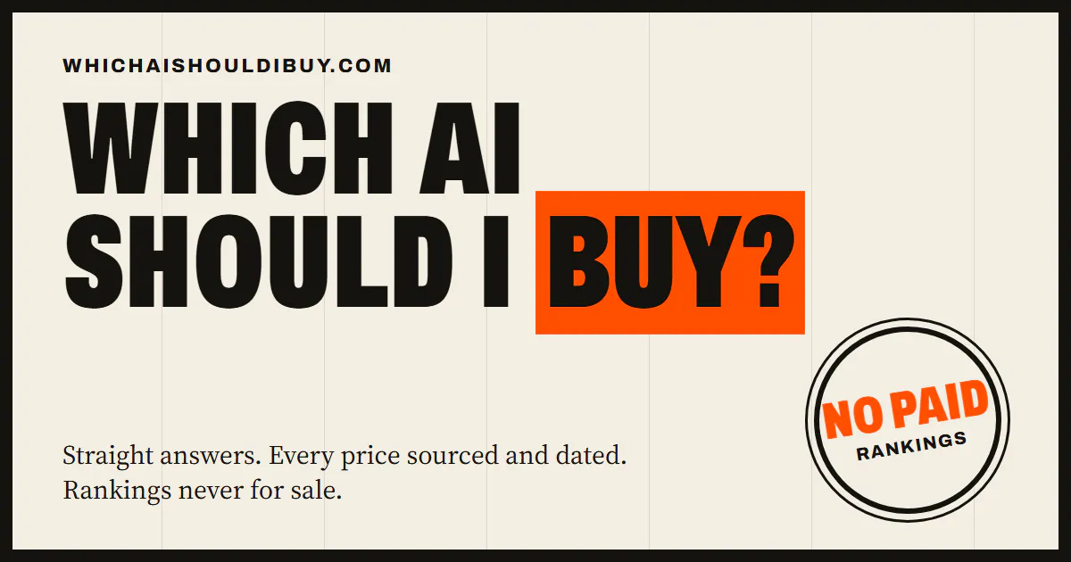 Which AI Should I Buy? gallery image