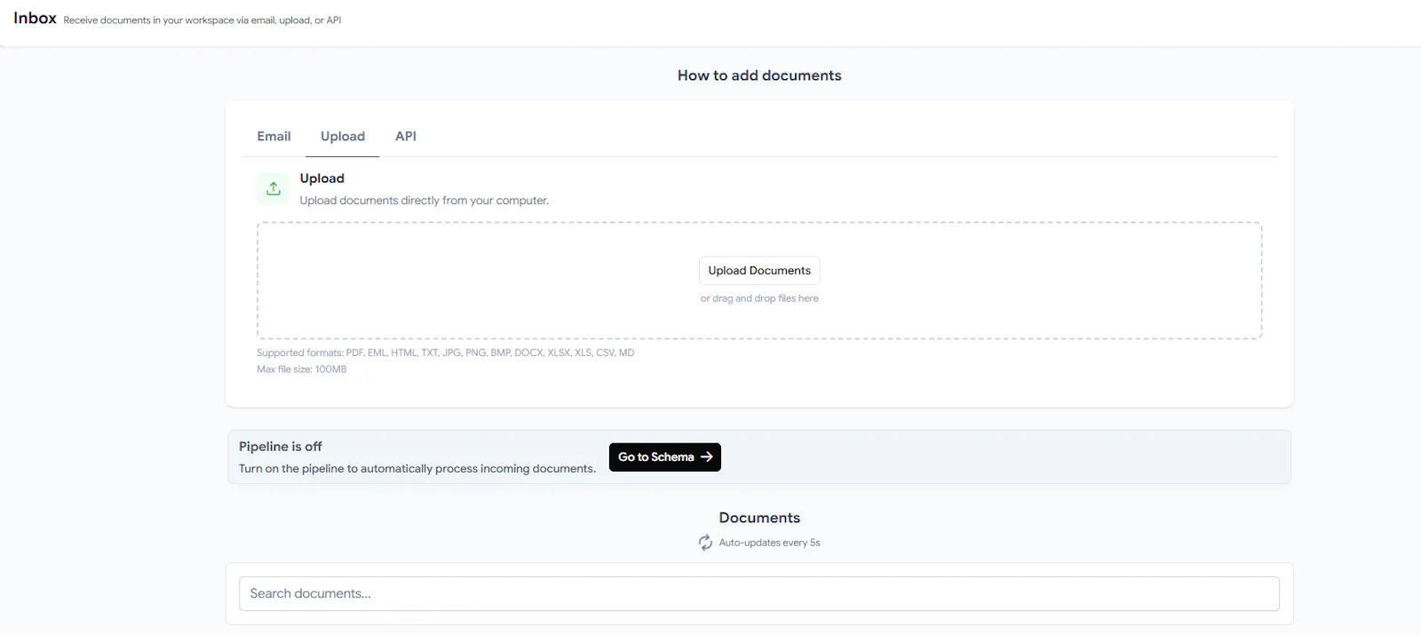 Turn any document into structured data screenshot 1