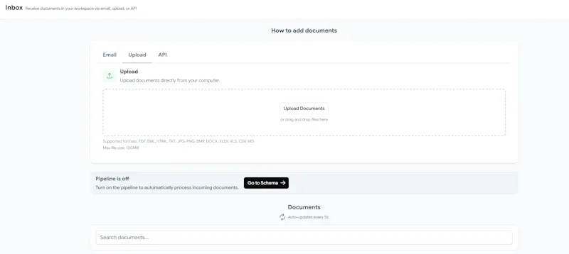 Turn any document into structured data screenshot 1