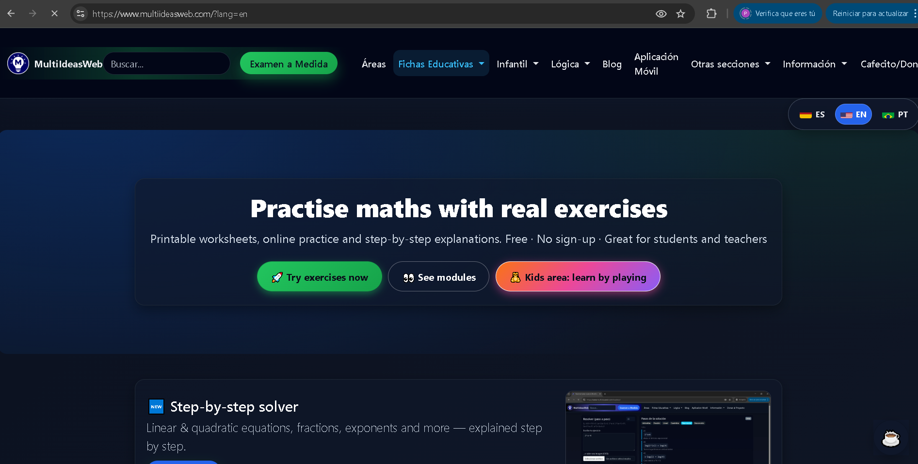 Solver – Step-by-step math explanations - Screenshot 5 showing product features and functionality