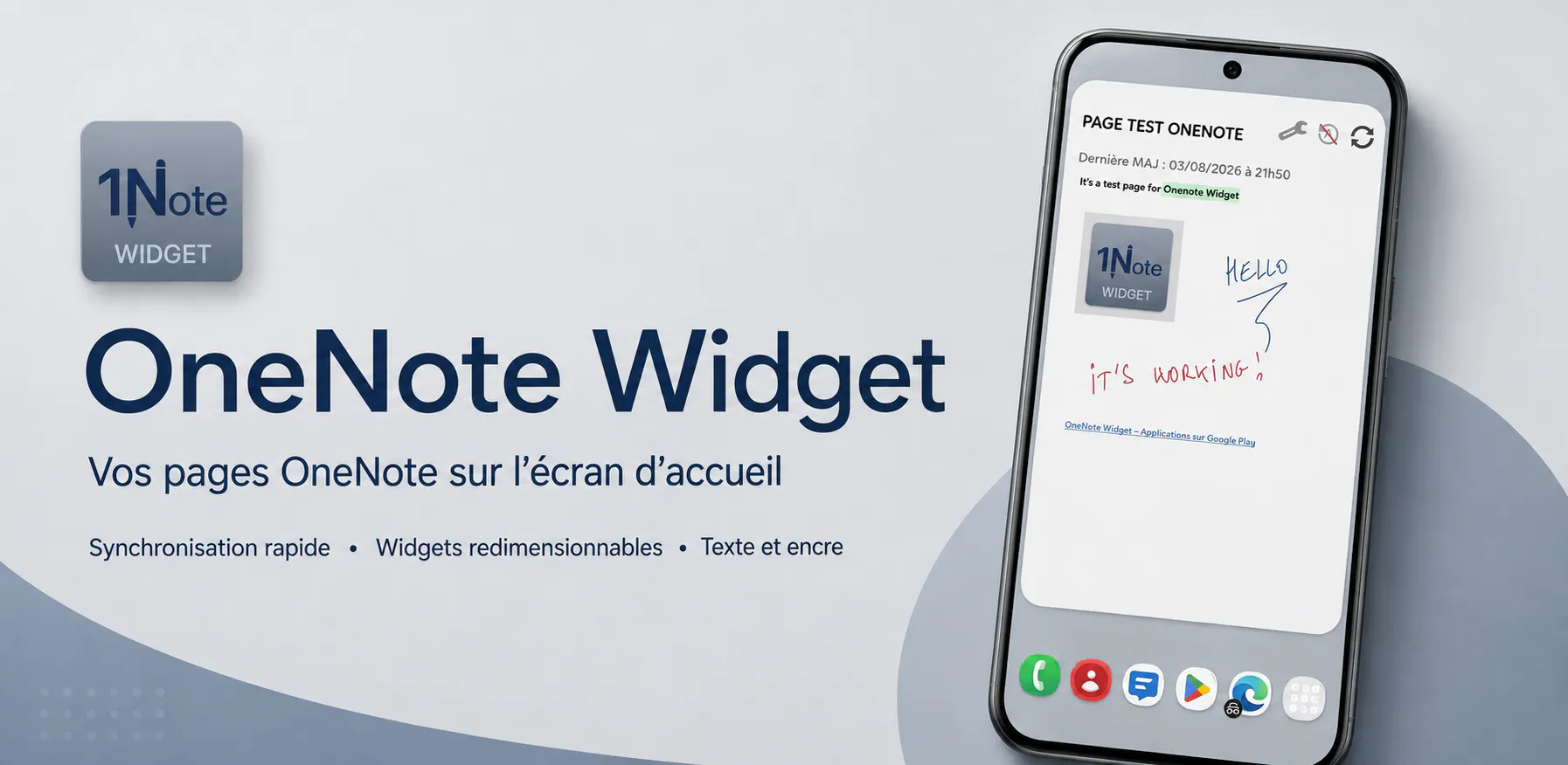 OneNote Widget A full widget for OneNote gallery image